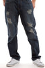 Nero Distressed Jeans 8198 Bordered