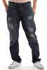 Nero Distressed Jeans 8198 Bordered
